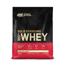 Optimum Nutrition - 100% Whey Gold Standard 4,54kg - Poudre Goût Vanille - Fitadium