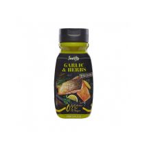 Kalorienfreie Soße (313ml) Knoblauch & Kräuter - Null-saucen
