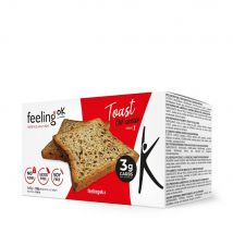 Feeling OK - Pains Toasts grillés protéinés (4x40g) - Fitadium