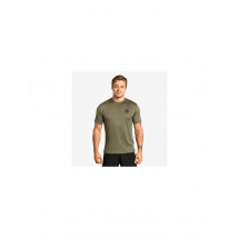 Essex Streep T-shirt Groen Gewassen L - Heren T-shirts