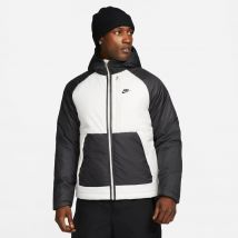 Nike - Doudoune Nike Therma-Fit Legacy blanc noir JKT