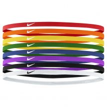 Nike - Pack 8 bandeaux élastique Nike arc-en-ciel