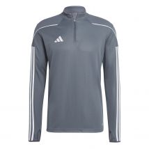 adidas - Sweat zippé adidas Tiro23 gris blanc