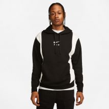 Nike - Sweat à capuche Nike Air Fleece noir blanc