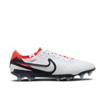 Nike - Chaussures Moulés Nike Tiempo Legend 10 Elite FG blanc rouge Pointure 40