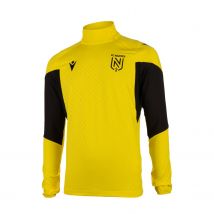 Macron - Sweat zippé FC Nantes jaune noir 2023/24