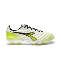 Diadora - Chaussures Moulés (FG) Diadora Brasil Italy Elite Tech GR FG blanc jaune Pointure 45 1/2