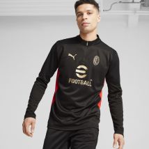 Puma - Sweat zippé Milan AC noir rouge 2024/25