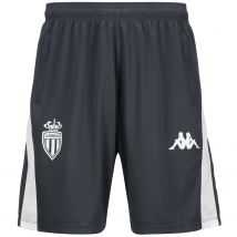 Kappa - Short entraînement AS Monaco gris blanc 2024/25