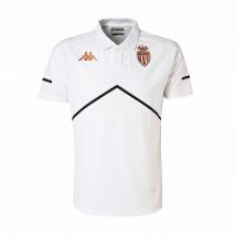 Kappa - Polo AS Monaco blanc noir 2024/25