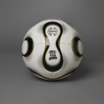 Ballon adidas +Teamgeist blanc noir