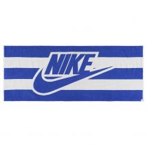 Serviette de plage Nike bleu blanc