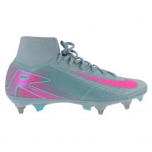 Nike - Chaussures Vissés Nike Air Zoom Mercurial Superfly 10 Elite SG-Pro bleu rose Pointure 43