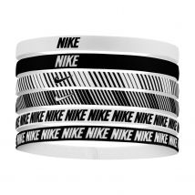 Nike - Pack 6 bandeaux élastiques Nike Flex noir blanc