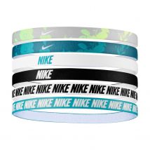 Nike - Pack 6 bandeaux élastique Nike Flex blanc bleu noir