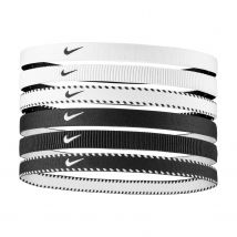 Nike - Pack 6 bandeaux élastique Nike Flex blanc noir