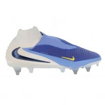 Nike - Chaussures Vissés Nike Phantom 6 montante Elite SG-Pro bleu blanc Pointure 42