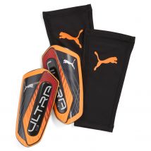 Puma - Protège tibias Puma Ultra Flex Sleeve noir orange