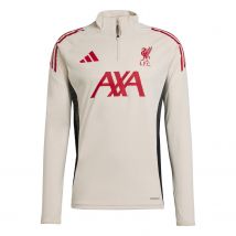 adidas - Sweat zippé Liverpool blanc rouge