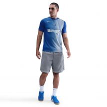 Nike - Maillot avant match Chelsea bleu blanc