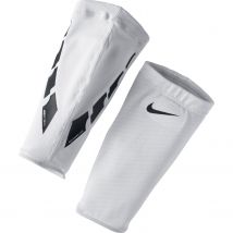 Nike - Manchon Protège Tibias Guard Lock Elite blanc