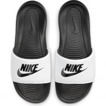 Nike - Sandales Nike Victori One blanc noir