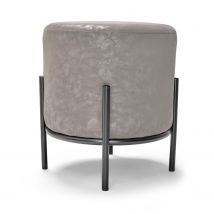 BONN LETHERETTE - Pouf piccolo tondo in letherette