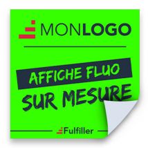Affiche sur-mesure Vert FLUO - Fulfiller.com