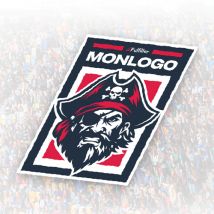 Tifo de supporter personnalise - impression sur mesure - Fulfiller.com