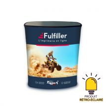 Comptoir lumineux LED pliant pour salon - Fulfiller.com