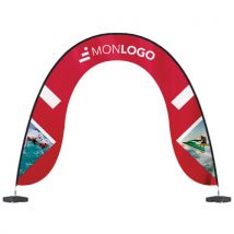 Arche drapeau 5m publicitaire textile pas cher - Fulfiller.com