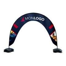 Arche drapeau publicitaire textile pas cher - Fulfiller.com