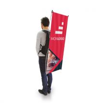 Sac à dos drapeau X banner personnalisé - Fulfiller.com