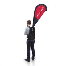 Sac à dos drapeau forme goutte personnalisé - Fulfiller.com