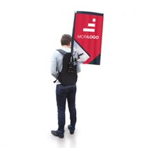 Sac à dos drapeau forme rectangle personnalisé - Fulfiller.com