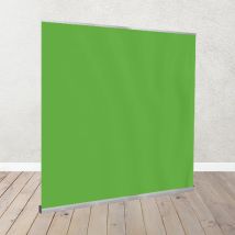 Fond vert roll up 200 x 200 cm - fond vert enroulable - Fulfiller.com