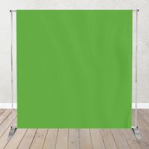 fond vert téléscopique 240 x 240 cm pour photo et vidéo - Fulfiller.com