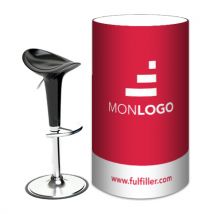 Table haute gonflable - Mange debout personnalisé Hauteur 1m - Fulfiller.com