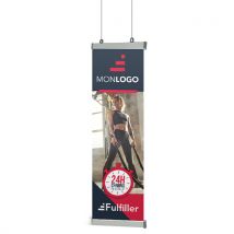 Kakemono suspendu 100 cm de haut - Tout inclus - Livraison gratuite - Fulfiller.com