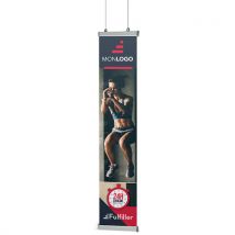 Kakemono suspendu 150 cm de haut - Tout inclus - Livraison gratuite - Fulfiller.com
