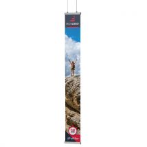 Kakemono suspendu 250 cm de haut - Tout inclus - Livraison gratuite - Fulfiller.com