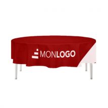 Nappe de table ronde personnalisée diam 1,5m - Fulfiller.com