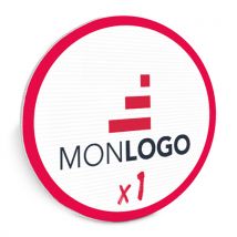 Panneau alvéolaire rond 70 cm recto - Fulfiller.com