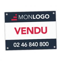 5 panneaux alvéolaire agence immo 60 x 80 cm recto - Fulfiller.com