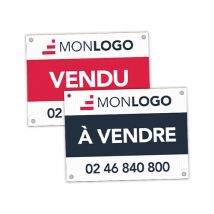50 panneaux 60 x 40 cm recto verso - agence immobilière - Fulfiller.com