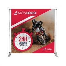 Photocall livraison Express 24H - 200 x 200 cm - Fulfiller.com