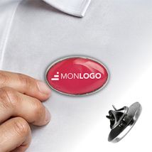 Pin's personnalisé Ovale pas cher - de 50 à 10 000 ex - Fulfiller.com