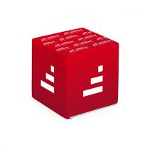 Pouf publicitaire textile cube 40 cm - Fulfiller.com