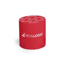 Pouf publicitaire textile cylindrique 40 cm - Fulfiller.com