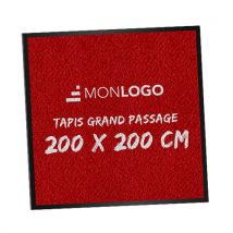 Tapis grand passage personnalisé 200 x 200 cm - Fulfiller.com